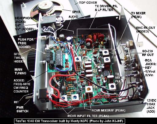 Ten-Tec 1340 with Freq-Mite